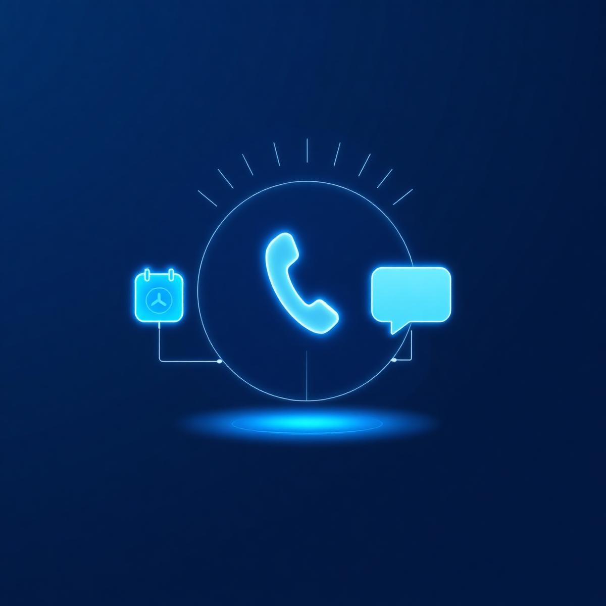 AI receptionist handling an incoming call